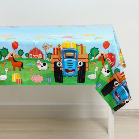 Baby 120x180 cm, 35 md, blue tractor-3