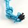 Cable toy "candy", up to 20 g, blue