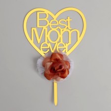 Topper “Best Mom. Heart