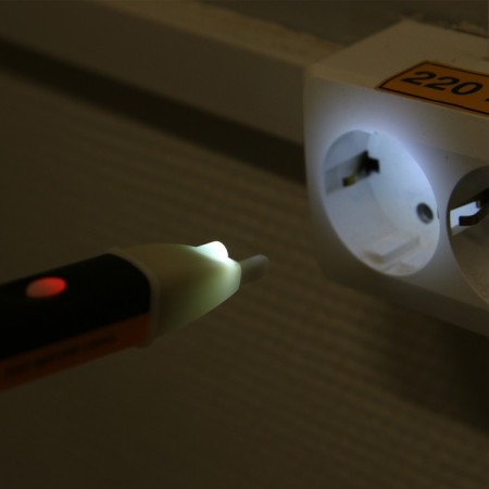 Tundra voltage LED indicator, search for a cliff in the circuit, sound indication, 1000 V-3