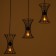 Lamp Bayerlux "Anetta" 3he27 40W black 16x50x23-123cm