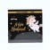 Set of passport cover and keychain "I believe in unicorns"