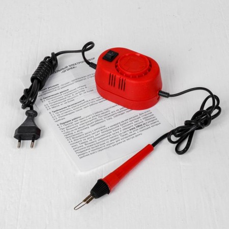 Set for burning on wood: device + 12 planks: 21.3 × 14.8 × 0.4 cm, power: 220 V-1