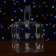 New Year. Box gift New Year's folding PVC "Snowflakes" 11 x 11 x 11 cm.