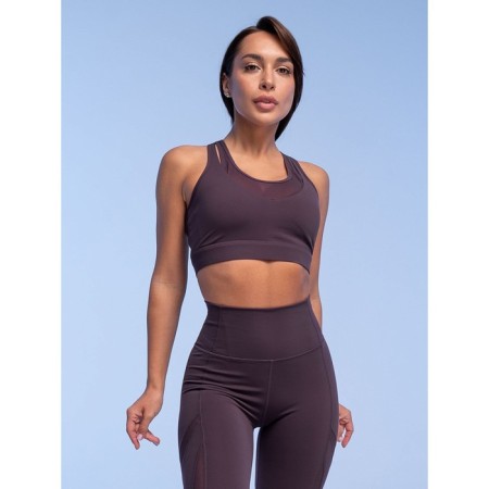 T-shirt-top is sports female, size s, purple color