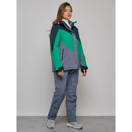 Ski suit female, size 60, black color-3