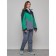 Ski suit female, size 60, black color