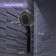 Shower watering can Zein Z3539, D = 90 mm, 5 modes, button "Stop", removable top, black