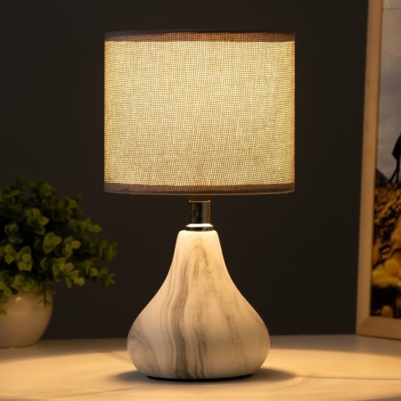 Board lamp "Canon" 1HE14 White-gray 15x15x28 cm Risalux-1