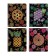 A notebook of 96 sheets in a cage on the crest "Precious fruits", covered cardboard, matte lamination, 3D foil, block 65, 4V, mix