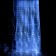 Garland "Curtain" 2.8 × 3 m dew on hooks, with a remote control, IP20, silver thread, 300 LED, white glow, 8 modes, USB
