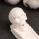 Bowling stand - Skull candlestick 25x5cm