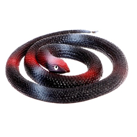 Fun "viper", rubber, 70 cm, black color-1