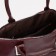 Luggage bag, external pocket, long belt, burgundy color