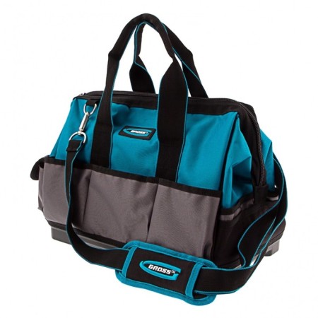 Gross Handwerker tool bag, 26 pockets, shoulder belt, 400 × 225 × 31 0mm