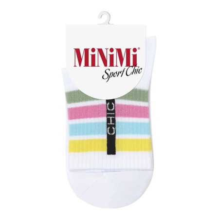 Women's socks Mini Sport Chic, size 39-41, Bianco color-1