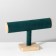 Catch stand, bracelets, chains, wood, 22.5 × 9 × 15 cm, d = 5 cm, sea color
