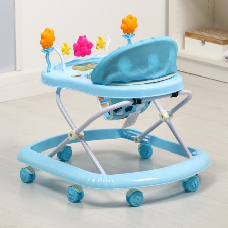 Fly walkers, blue/blue mix, 7 wheels, music, light-3
