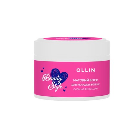 Wax for styling hair matte Ollin Professional Beauty Style, Strong Fixation, 50 g-1