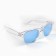 Sunglasses "OneSun", UV 400, 14.5 x 14.5 x 5 cm, lens 4.5 x 5 x 5 cm, blue