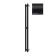 Terminus duo electric heated towel rail "Prof", 1600x114 mm, Black Muar