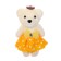 Foam toy "Bear with a butterfly", color mix