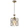 Bayerlux lamp "Infinity" E27 40W gold 15.5x15.5x18-118 cm