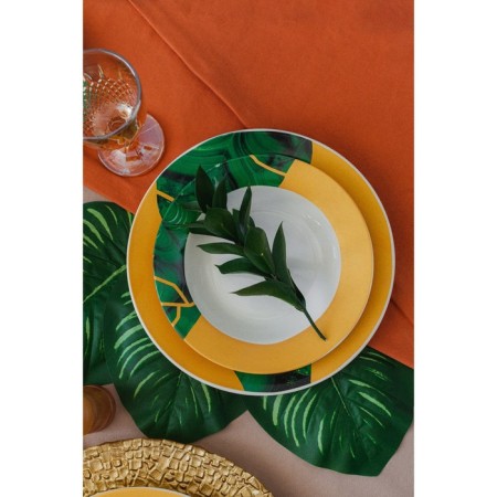 Porcelain Porcelain Deep shade "Malachite box", 340 ml, D = 20 cm-3