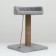 A column-bungee with a sunbed, 35 x 35 x 55 cm, gray