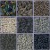 Glass beads 6/0, 8/0, 12/0 in the Black Black Casket 15.5x9.5x1.6 cm