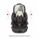 Car seats Siger "Star", ISOFIX LUX, group 1/2/3, zebra gray, beige