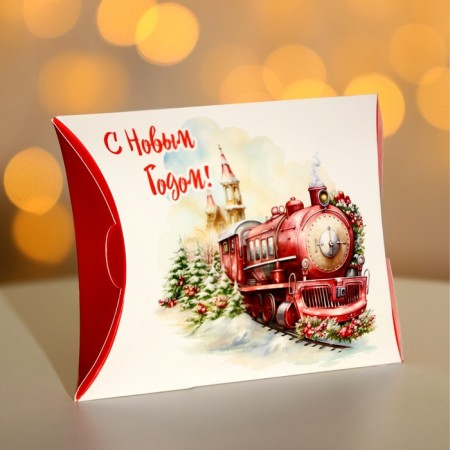 Folding box "steam locomotive" 19 x 14 x 4 cm-3