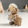 Souvenir Polystone "Baby/Baby in a head-hat, with a moose" Bezh MIX 4x8x10.5 cm