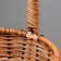 Wicker basket, 29 × 24 × 11/34 cm, vine, corn