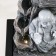 The desktop fountain from the network, the backlight "Gray Hothee with Brakhal" 21x17.5x25 cm