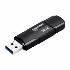 Flash drive Smartbuy 32GBCLU-K3, 32 GB, USB3.0, Thu up to 175 MB/s, PBU up to 25 Mb/s, Chernyaya