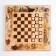Board game 3 in 1 "Safari": chess, checkers, backgammon, wood, 50 x 50 cm