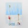 New Year! Earrings "New Year" hanging, Santa Claus, colored in gold