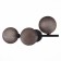 Sconces st. SL1184.401.03. Todo. 3x5 watts, G9, 4000K, 23x61 cm, black color