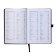 The diary is low, PVC, A5, 140 sheets in a cage, on an elastic band, with a handle, in a gift box, mix