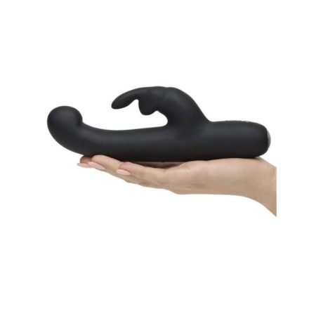 Happy Rabbit Slimline G-Spot Rechargeable Vibrator, Black Color Black-3