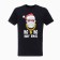 New Year's T -shirt, black color, size 56