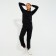 Women's costume (sweatshirt, trousers) minku: Casual Collection Black color, size 50