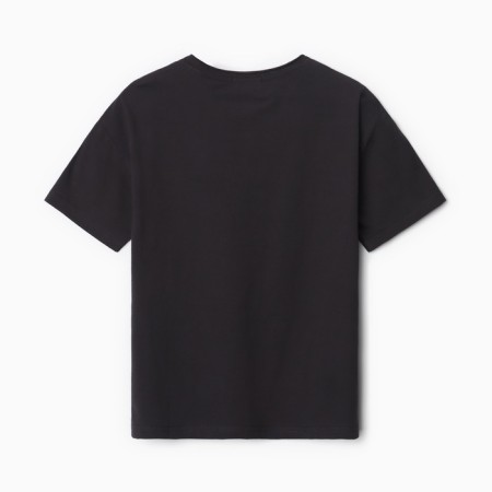 T-shirt for a boy, dark gray color, height 170-3