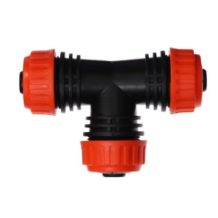 T-shaped connector, coupling, 1/2 "(12 mm)-1/2" (12 mm)-1/2 "(12 mm), plastic-1