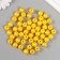 Set of beads "Pearls" d 12 mm, 250 gr, yellow