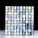 Panel with sequins for the photo zone 30*30cm, silver with a holography effect