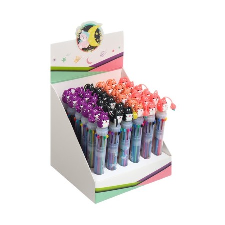 Handle Automatic Handle, 10 color, "animals", mix-5