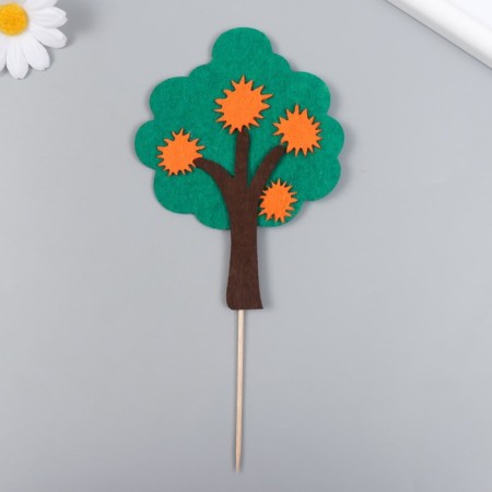 Decor for the creativity of felt "Sunny Wood" 10x13 cm