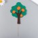 Decor for the creativity of felt "Sunny Wood" 10x13 cm